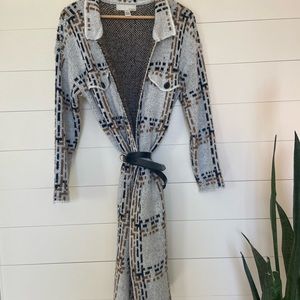 Cozy sweater “coat”/jacket Size small